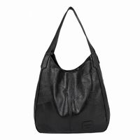 Women's Medium All Seasons Pu Leather Vintage Style Tote Bag sku image 2