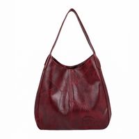 Women's Medium All Seasons Pu Leather Vintage Style Tote Bag sku image 1