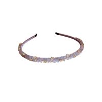 Modern Style Solid Color Artificial Gemstones Alloy Diamond Hair Band main image 2