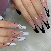 French Style Starry Sky Flower Pvc Nail Patches 1 Set sku image 34