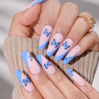French Style Starry Sky Flower Pvc Nail Patches 1 Set sku image 11