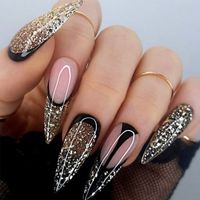French Style Starry Sky Flower Pvc Nail Patches 1 Set sku image 2