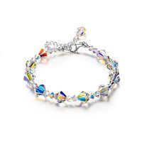 Simple Style Geometric Artificial Crystal Beaded Women's Bracelets sku image 2