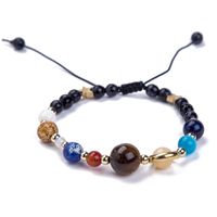 Ethnic Style Geometric Natural Stone Beaded Braid Bracelets sku image 5