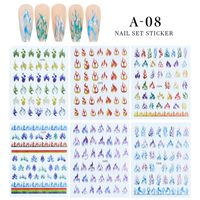 Simple Style Butterfly Stickers Nail Decoration Accessories 1 Piece sku image 8