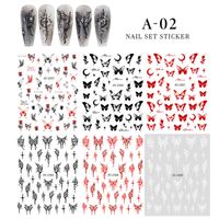 Simple Style Butterfly Stickers Nail Decoration Accessories 1 Piece sku image 2