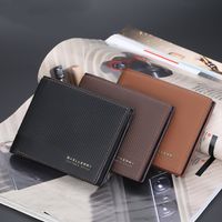 Men's Solid Color Pu Leather Open Wallets main image 5