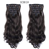 Women's Elegant Weekend Street High Temperature Wire Long Curly Hair Wigs sku image 2