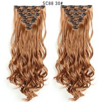 Women's Elegant Weekend Street High Temperature Wire Long Curly Hair Wigs sku image 7