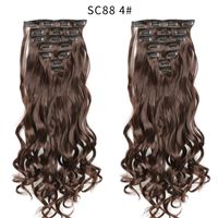 Women's Elegant Weekend Street High Temperature Wire Long Curly Hair Wigs sku image 13