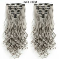 Women's Elegant Weekend Street High Temperature Wire Long Curly Hair Wigs sku image 8