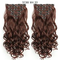 Women's Elegant Weekend Street High Temperature Wire Long Curly Hair Wigs sku image 17