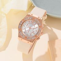 Modern Style Solid Color Needle Quartz Women's Watches main image 3