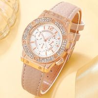 Modern Style Solid Color Needle Quartz Women's Watches sku image 3