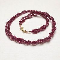 Simple Style Solid Color Austrian Crystal Beaded Necklace main image 3