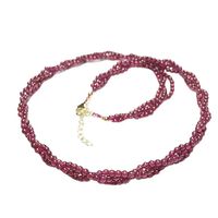 Simple Style Solid Color Austrian Crystal Beaded Necklace main image 6