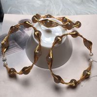 Style Simple Rond Aigue-marine Perle D'eau Douce Patchwork Bracelet main image 1