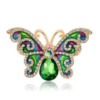 Glam Butterfly Alloy Inlay Rhinestones Unisex Brooches main image 3