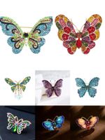 Glam Butterfly Alloy Inlay Rhinestones Unisex Brooches main image 1