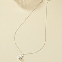 Simple Style Planet Alloy Plating Inlay Artificial Diamond Women's Pendant Necklace main image 6