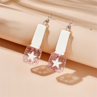 Shiny Star Arylic Sequins Women's Drop Earrings main image 1