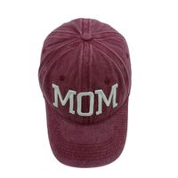 Women's Mama Simple Style Solid Color Patchwork Flat Eaves Baseball Cap main image 5