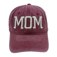 Women's Mama Simple Style Solid Color Patchwork Flat Eaves Baseball Cap main image 6