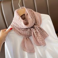 Women's Classic Style Solid Color Voile Patchwork Shawl sku image 10