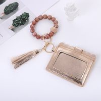 Modern Style Geometric Pu Leather Unisex Bag Pendant Keychain sku image 7