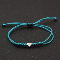Simple Style Heart Shape Rope Copper Unisex Bracelets sku image 9