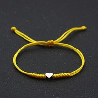 Simple Style Heart Shape Rope Copper Unisex Bracelets sku image 3