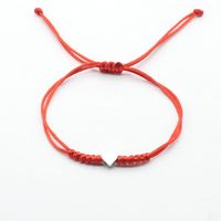 Simple Style Heart Shape Rope Copper Unisex Bracelets main image 2