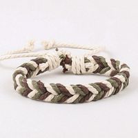 Sweet Multicolor Hemp Rope Handmade Unisex Bracelets main image 5
