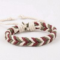 Sweet Multicolor Hemp Rope Handmade Unisex Bracelets sku image 1
