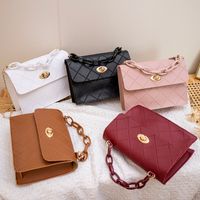 Women's Small Summer Pu Leather Elegant Square Bag main image 6