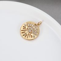 1 Piece Copper Zircon Buddha Eye Ethnic Style main image 4