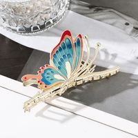 Elegant Sweet Butterfly Metal Plating Hair Claws sku image 1