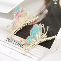 Elegant Sweet Butterfly Metal Plating Hair Claws main image 1