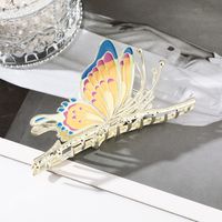 Elegant Sweet Butterfly Metal Plating Hair Claws sku image 2