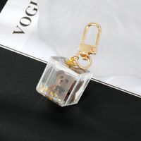 Casual Simple Style Animal Bear Duck Arylic Alloy Resin Bag Pendant Keychain main image 5