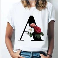 Femmes T-shirt Manche Courte T-shirts Impression Décontractée Style Classique Lettre main image 2