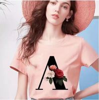 Women's T-shirt Short Sleeve T-shirts Printing Casual Classic Style Letter main image 1