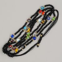 Bohemian Solid Color Obsidian Wholesale Bracelets sku image 2