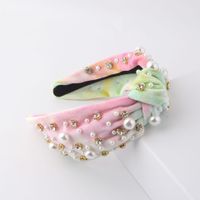 Baroque Style Jewelry Imitation Pearl Diamond Hair Band sku image 12