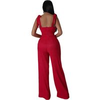 Women's Holiday Travel Streetwear Solid Color Full Length Jumpsuits main image 5