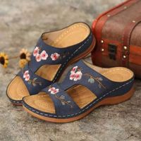 Women's Vacation Solid Color Round Toe Casual Sandals main image 4
