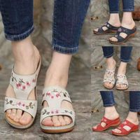 Women's Vacation Solid Color Round Toe Casual Sandals main image 3