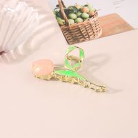 Pastoral Flower Alloy Plating Hair Claws sku image 8