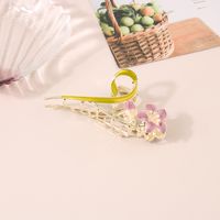 Pastoral Flower Alloy Plating Hair Claws sku image 7