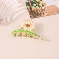 Simple Style Korean Style Sunflower Tulip Grain Imitation Pearl Alloy Inlay Rhinestones Hair Claws sku image 38